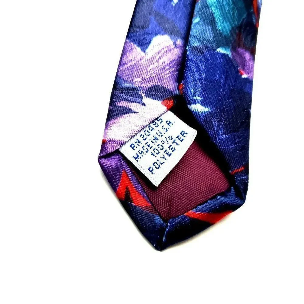 Pierre Cardin Polyester Tie Multi‎ Colored Abstract Classic
